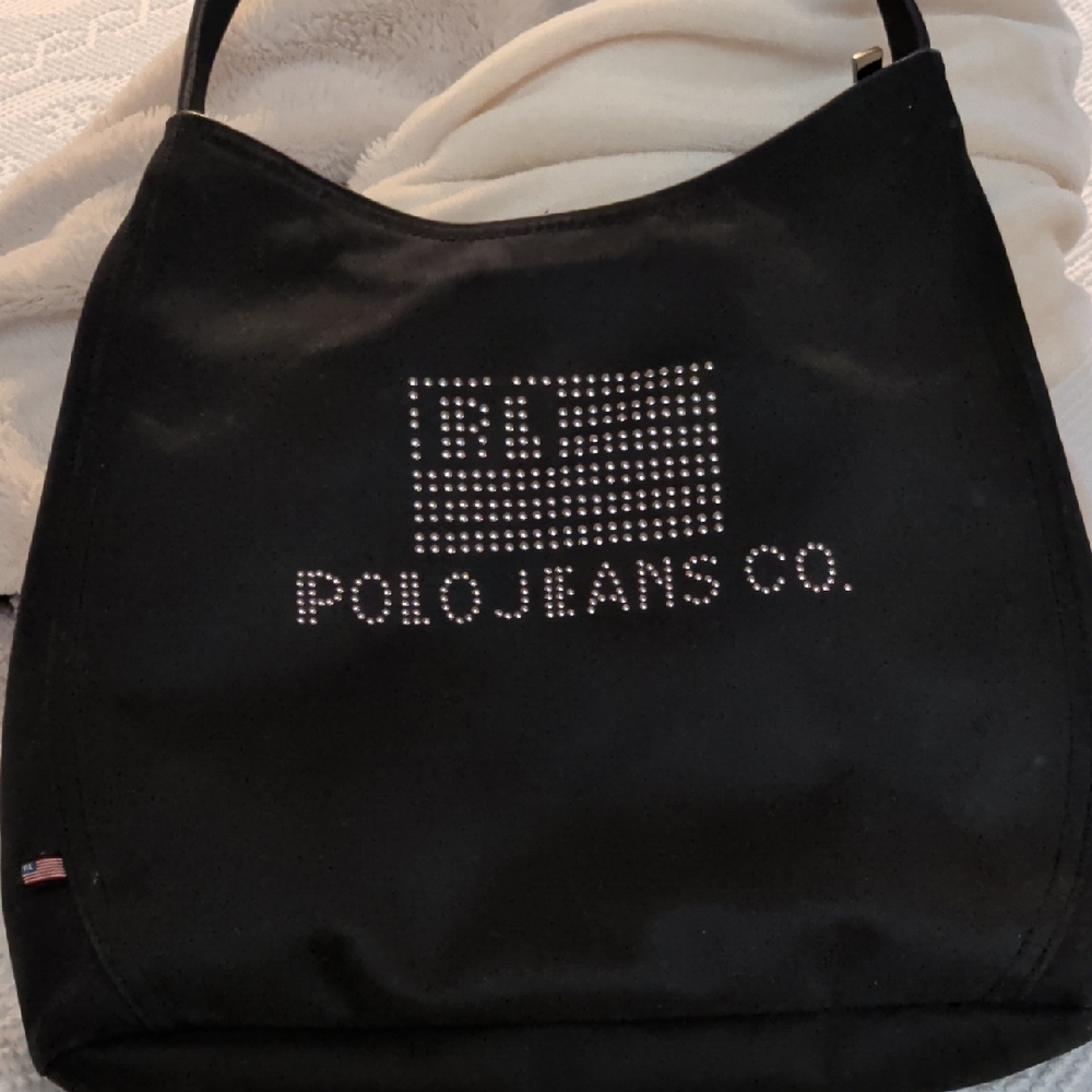 Y2K Polo Jeans Co. Black Shoulder Bag